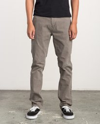 1 Campbell Bros Daggers Pigment - Corduroy Denim Trousers for Men  L1PNRDRVF8 RVCA