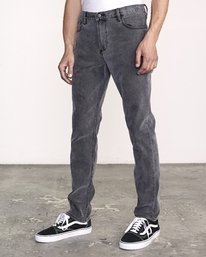 2 Daggers Denim - Pantalones vaqueros con corte ajustado para Hombre Gris L1PNRJRVF8 RVCA