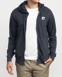 0 FOXHOLE ZIP Blue L1ZHRFRVF8 RVCA