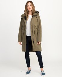0 HIGHLANDS PARKA Grün L3JKRDRVF8 RVCA