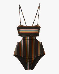 4 SIDE LINE ONE PIECE  L3SWRCRVF8 RVCA