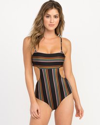 0 SIDE LINE ONE PIECE  L3SWRCRVF8 RVCA