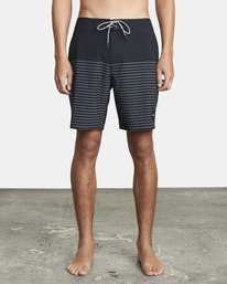 1 Curren Caples - Short de bain pour Homme Noir M1031RCT RVCA