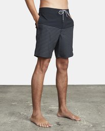 6 Curren Caples - Short de bain pour Homme Noir M1031RCT RVCA