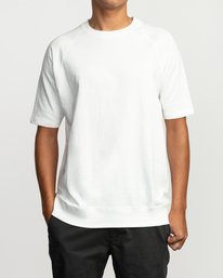 1 R LANG SS FLEECE  M1KTNARVW8 RVCA