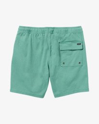 1 Escape - Elasticated Shorts for Men Gray M2073REE RVCA