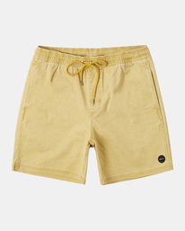 0 Escape - Elasticated Shorts for Men Beige M2073REE RVCA