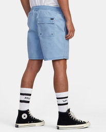 5 Escape - Bermuda Elasticizzati da Uomo Blue M2073REE RVCA