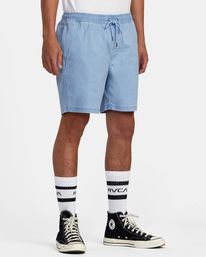 6 Escape - Bermuda Elasticizzati da Uomo Blue M2073REE RVCA