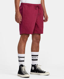 6 Escape - Short Elástico para Hombre Rosa M2073REE RVCA