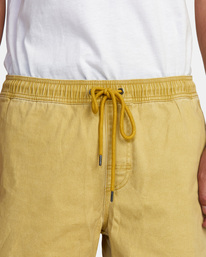 9 Escape - Elasticated Shorts for Men Beige M2073REE RVCA
