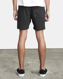 1 Escape - Elasticated Shorts for Men Black M2073REE RVCA