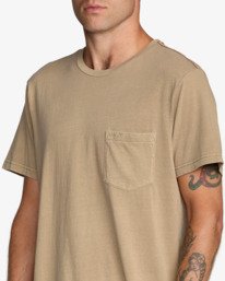 3 PTC 2 Pigment - T-Shirt &agrave; manches courtes pour Homme Beige M437VRPT RVCA