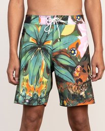 2 Mel G Tiger Palm - 18" Boardshorts for Men  N1BSRCRVP9 RVCA