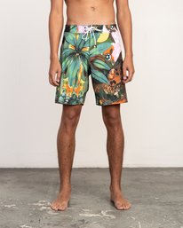 0 Mel G Tiger Palm - 18" Boardshorts for Men  N1BSRCRVP9 RVCA
