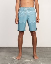 0 Pulled Lines Trunk - 19" Boardshorts for Men  N1BSRERVP9 RVCA
