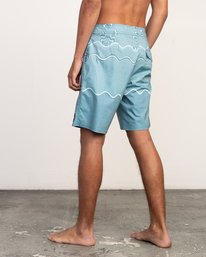 4 Pulled Lines Trunk - 19" Boardshorts for Men  N1BSRERVP9 RVCA