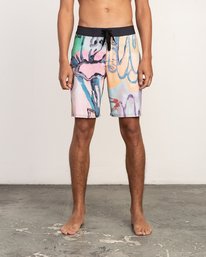 0 Sage Vaughn Floral Trunk - 19" Boardshorts for Men  N1BSRKRVP9 RVCA