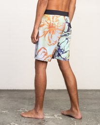 3 Sage Vaughn Floral Trunk - 19" Boardshorts for Men  N1BSRKRVP9 RVCA