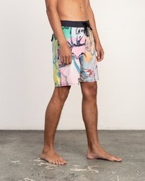 5 Sage Vaughn Floral Trunk - 19" Boardshorts for Men  N1BSRKRVP9 RVCA