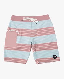 0 Uncivil Stripe Trunk - 20" Boardshorts for Men  N1BSRQRVP9 RVCA