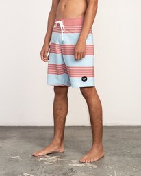 3 Uncivil Stripe Trunk - 20" Boardshorts for Men  N1BSRQRVP9 RVCA