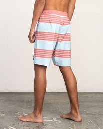 4 Uncivil Stripe Trunk - 20" Boardshorts for Men  N1BSRQRVP9 RVCA