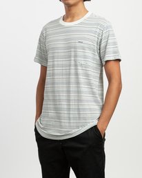 3 Warren Stripe T-Shirt for Men  N1KTRBRVP9 RVCA