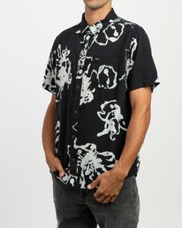 4 Sage Vaughn Linear - Short Sleeves Shirt for Men  N1SHRIRVP9 RVCA
