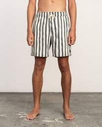 0 Montague Elastic Trunk - 17" Boardshorts for Men  N1VORDRVP9 RVCA