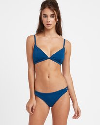 0 Solid - Bralette Bikini Top for Women Azul N3STRDRVP9 RVCA