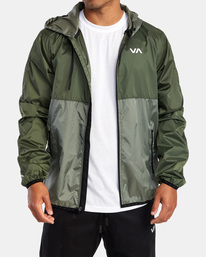 12 Hexstop Iv - Jacket for Men Green N4JKMBRVP9 RVCA