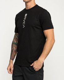 2 RVCA Verted - Sports Short Sleeves T-Shirt for Men  N4SSMARVP9 RVCA