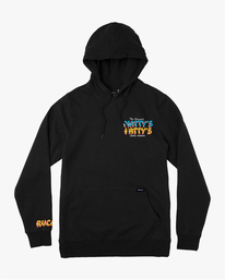 1 Matty's Patty's - Black Hoodie for Men  P1HOCBRVS9 RVCA
