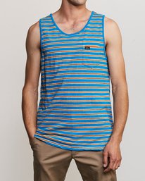 1 Vincent Stripe - Tank Top for Men  P1KTRDRVS9 RVCA