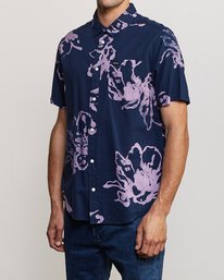 4 Sage Vaughn Linear - Short Sleeves Shirt for Men  P1SHRCRVS9 RVCA