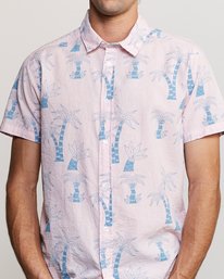 2 Kristen Liu Wong g Palms - Chemise à manches courtes pour Homme  P1SHRERVS9 RVCA