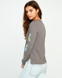 4 Kristen Liu Wong Cacti - Long Sleeves T-Shirt for Women  P3LSRARVS9 RVCA