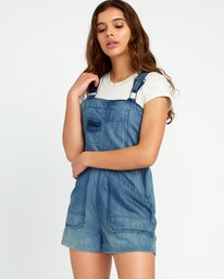 0 Crack It - Short Overalls for Women  P3ONRFRVS9 RVCA