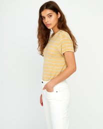 1 Recess Striped - Knit T-Shirt for Women  P3TPRBRVS9 RVCA