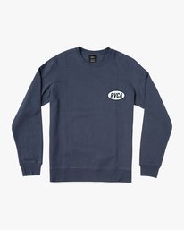 1 Leisure Crew  - Sweat pour Homme Bleu Q1CRRARVF9 RVCA