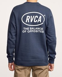 3 Leisure Crew  - Sweat pour Homme Bleu Q1CRRARVF9 RVCA