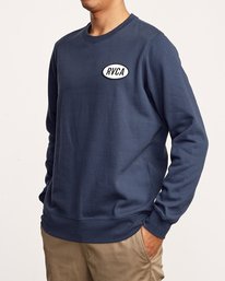 4 Leisure Crew  - Sweat pour Homme Bleu Q1CRRARVF9 RVCA