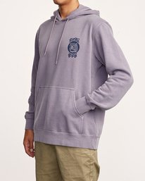 3 Leines Bengal Stack  - Hoodie Purple Q1HORGRVF9 RVCA