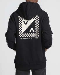 3 Check Mate  - Hoodie  Q1HORJRVF9 RVCA