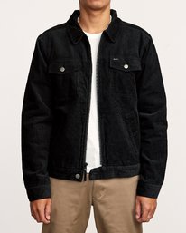 1 Easy Trucker  - Veste en sherpa et velours côtelé pour Homme  Q1JKRJRVF9 RVCA