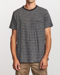 1 Foz Stripe Crew  - Short Sleeve Knit T-Shirt  Q1KTRCRVF9 RVCA