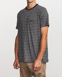 4 Foz Stripe Crew  - Short Sleeve Knit T-Shirt  Q1KTRCRVF9 RVCA