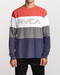 0 Shifty  - Long Sleeve Knit T-Shirt  Q1KTRJRVF9 RVCA