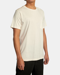 5 Ptc 2 Pigment - Pocket T-Shirt for Men White Q1KTRORVF9 RVCA